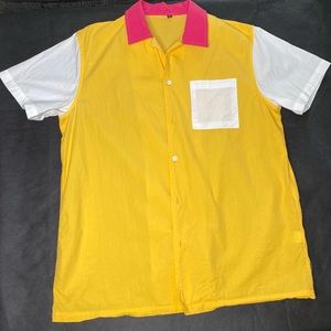 SHEIN multicolored button down